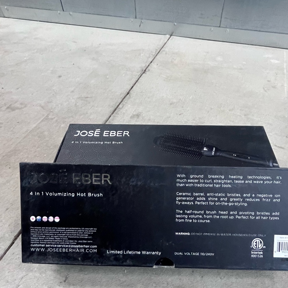 Jose Eber 4 in 1 volumizing hot brush hair care